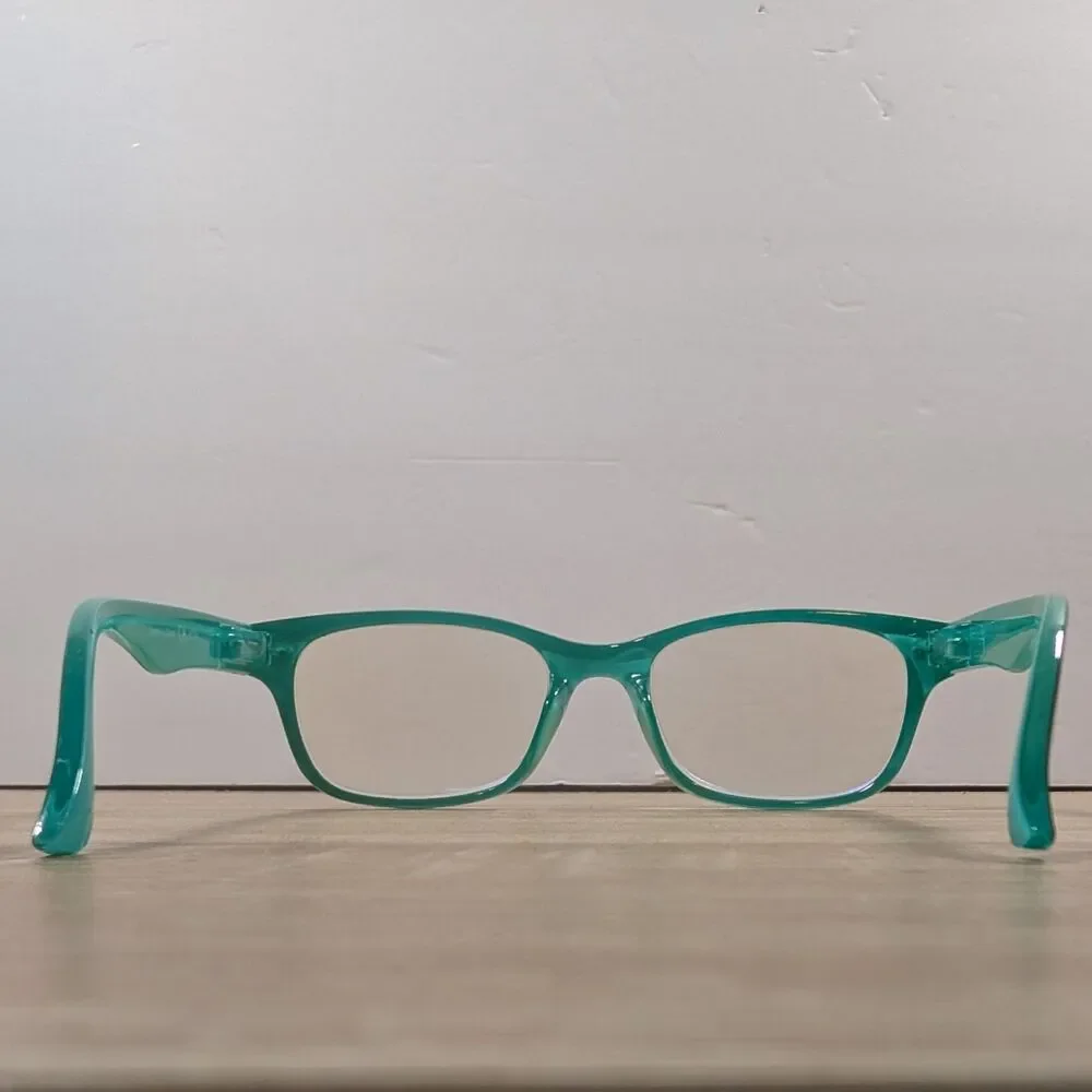SIGVAN Teal Green Eyeglass Frames Rectangular Plastic RXOptical Glasses